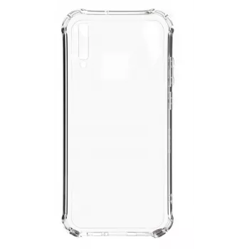 Evelatus Samsung Galaxy A70 cover con cordino rosa trasparente