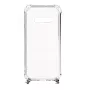 Evelatus Samsung Galaxy S10 cover con cordino a righe bianche trasparente