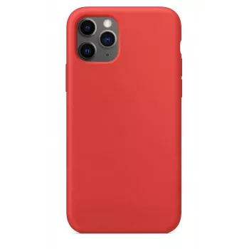 Connect Apple iPhone 11 Pro Max cover soft con fondo rosso