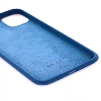 Connect Apple iPhone 11 Pro Max cover soft con fondo verde mezzanotte