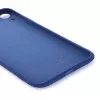 Evelatus Apple iPhone XR Nano Silicone Case Soft Touch TPU blu scuro
