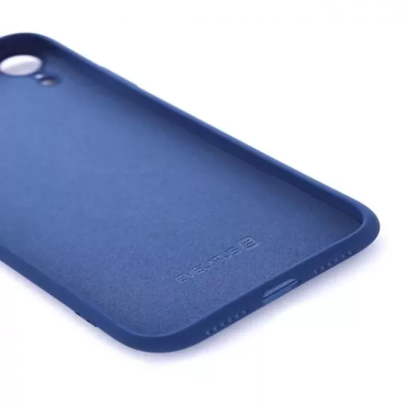 Evelatus Apple iPhone XR Nano Silicone Case Soft Touch TPU blu scuro
