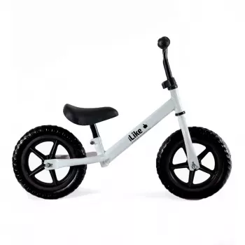 iLike Bicicletta senza pedali universale bianco