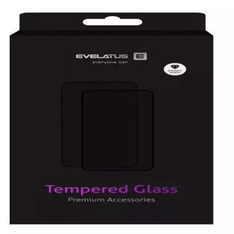 EVELATUS Vetro trasparente UV + colla per Samsung Galaxy S20 Plus