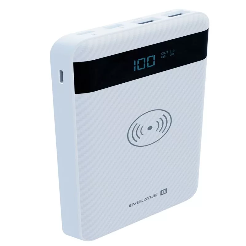 Evelatus Power bank wireless EPB05 10000 mAh bianco
