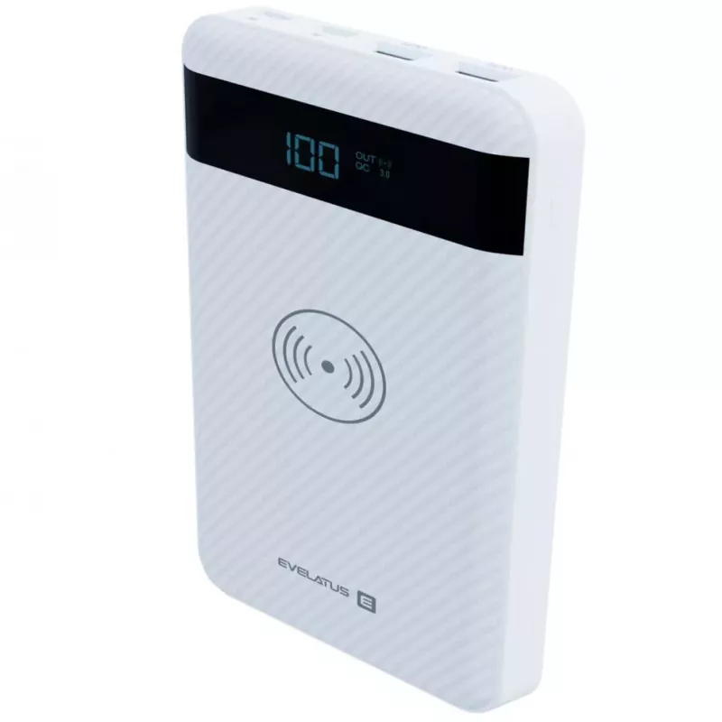 Evelatus Power bank wireless EPB05 10000 mAh bianco