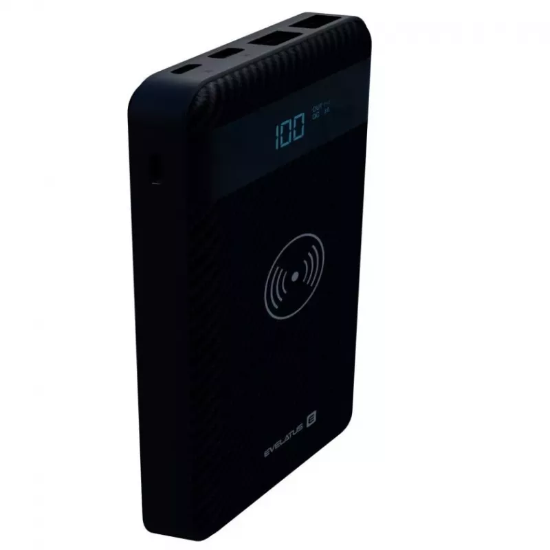 Evelatus Power bank wireless EPB05 10000 mAh nero