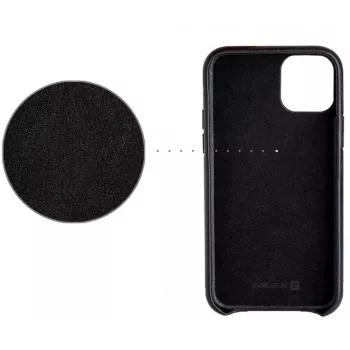 Evelatus Custodia in pelle per Apple iPhone 11 Pro nero