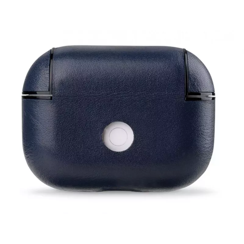 Evelatus Custodia protettiva in pelle per Apple AirPods Pro blu scuro