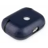 Evelatus Custodia protettiva in pelle per Apple AirPods Pro blu scuro