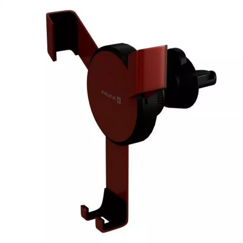 EVELATUS Supporto per cellulare ECH03 rosso - supporto universale per bocchette di ventilazione