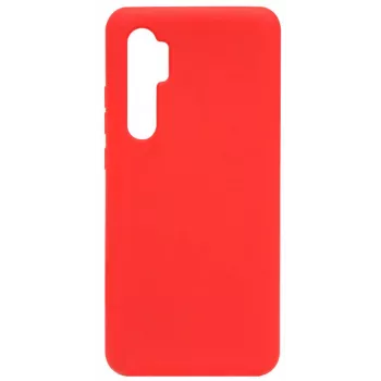 Evelatus custodia in silicone Soft Touch per Xiaomi Mi Note 10 Lite rossa