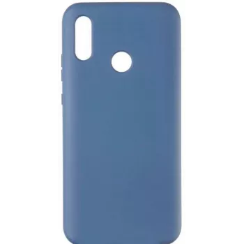 Evelatus custodia in silicone Soft Touch per Huawei P Smart 2019 blu