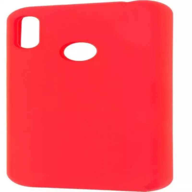 EVELATUS custodia in silicone Soft Touch per Huawei Y6 2019 rossa