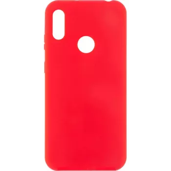 EVELATUS custodia in silicone Soft Touch per Huawei Y6 2019 rossa