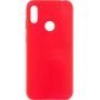 EVELATUS custodia in silicone Soft Touch per Huawei Y6 2019 rossa
