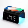 Evelatus sveglia con ricarica wireless WCC01BK nera