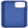 Evelatus Apple iPhone 12/12 Pro Cover in silicone Premium Soft Touch blu