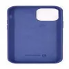 Evelatus Custodia in silicone Premium Soft Touch per Apple iPhone 12 mini blu mezzanotte