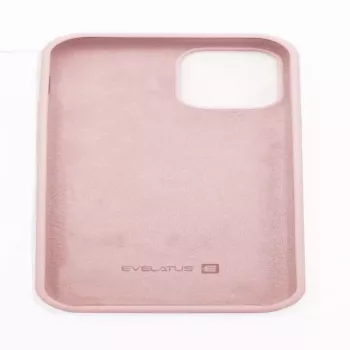 Evelatus Custodia in silicone Premium Soft Touch per Apple iPhone 12 mini sabbia