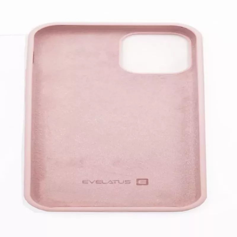 Evelatus Custodia in silicone Premium Soft Touch per Apple iPhone 12 mini sabbia