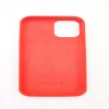Evelatus Custodia in silicone Premium Soft Touch per Apple iPhone 12 mini rosso acceso