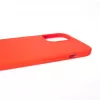 Evelatus Custodia in silicone Premium Soft Touch per Apple iPhone 12 mini rosso acceso