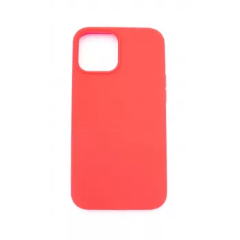 Evelatus Custodia in silicone Premium Soft Touch per Apple iPhone 12 mini rosso acceso