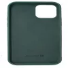 Evelatus Custodia in silicone Premium Soft Touch per Apple iPhone 12 mini verde pino