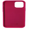 Evelatus Custodia in silicone Premium Soft Touch per Apple iPhone 12 mini rosso rosato