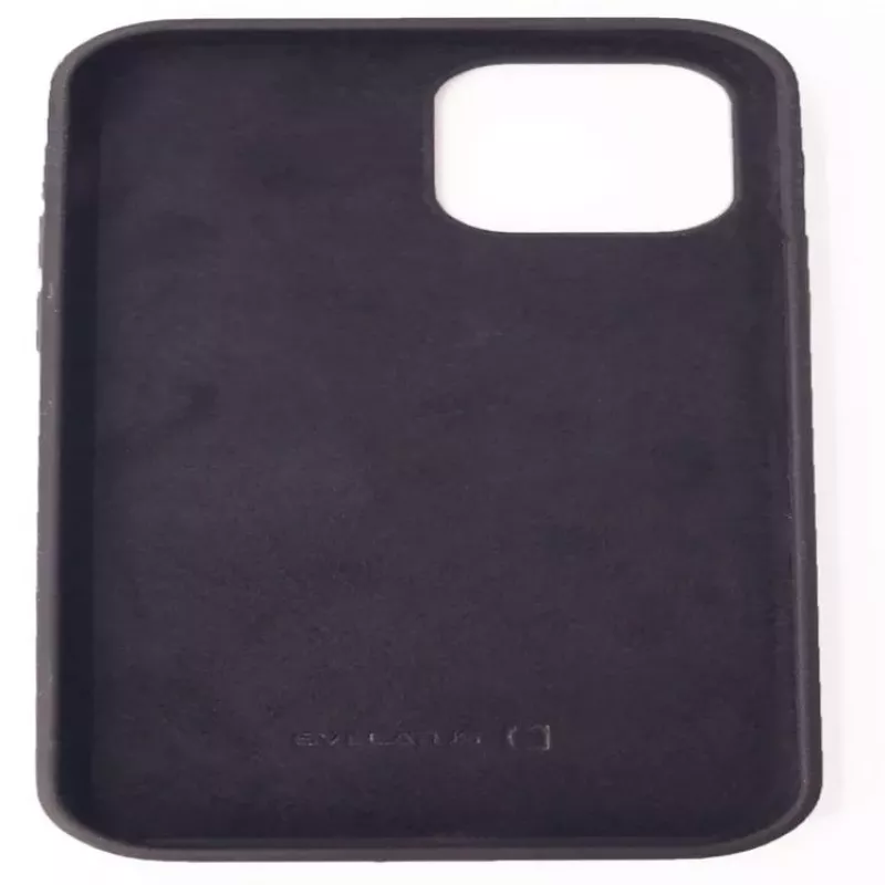 EVELATUS Custodia in silicone Premium Soft Touch per Apple iPhone 12/12 Pro nero