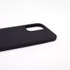 EVELATUS Custodia in silicone Premium Soft Touch per Apple iPhone 12/12 Pro nero