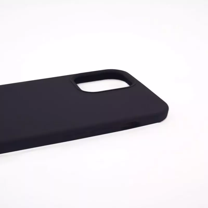 EVELATUS Custodia in silicone Premium Soft Touch per Apple iPhone 12/12 Pro nero