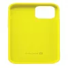 Evelatus Custodia in silicone Premium Soft Touch per Apple iPhone 12/12 Pro giallo limone