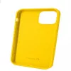 Evelatus Custodia in silicone Premium Soft Touch per Apple iPhone 12/12 Pro giallo limone