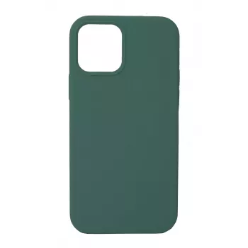 Evelatus Custodia in silicone Premium Soft Touch per Apple iPhone 12/12 Pro verde pino
