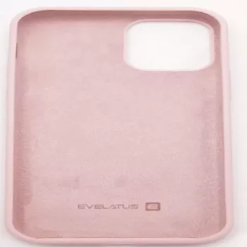 Evelatus Custodia in silicone Premium Soft Touch per Apple iPhone 12 Pro Max sabbia