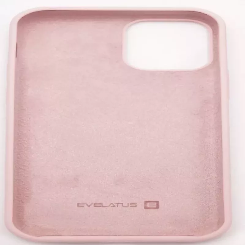 Evelatus Custodia in silicone Premium Soft Touch per Apple iPhone 12 Pro Max sabbia
