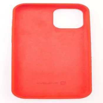 Evelatus Custodia in silicone Premium Soft Touch per Apple iPhone 12 Pro Max rosso acceso