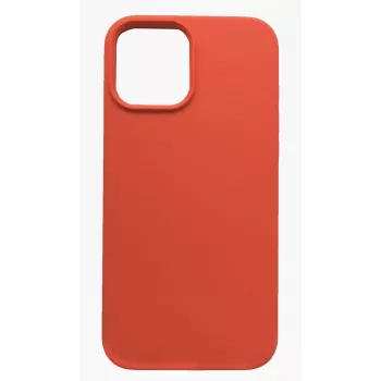 Evelatus Custodia in silicone Premium Soft Touch per Apple iPhone 12 Pro Max arancione