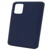Evelatus Custodia in silicone Premium Soft Touch per Samsung Galaxy Note 20 blu mezzanotte