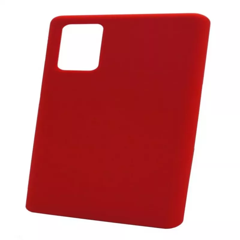 Evelatus Custodia in silicone Premium Soft Touch per Samsung Galaxy Note 20 rosso