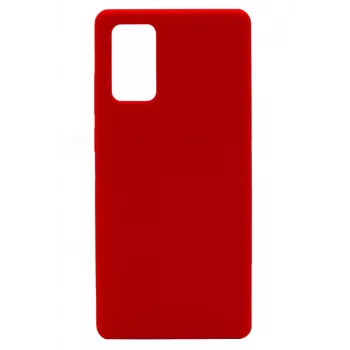 Evelatus Custodia in silicone Premium Soft Touch per Samsung Galaxy Note 20 rosso