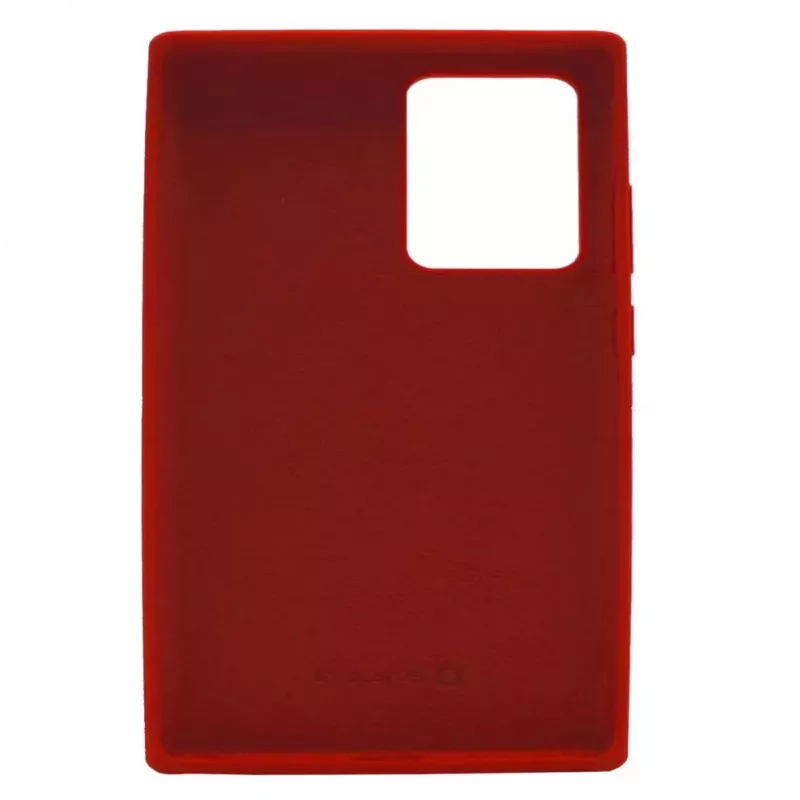 Evelatus Custodia in silicone Premium Soft Touch per Samsung Galaxy Note 20 Ultra - rosso