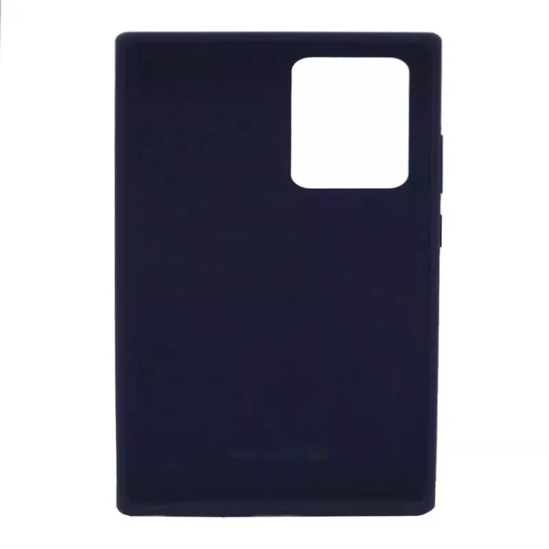 Evelatus Custodia in silicone Premium Soft Touch per Samsung Galaxy Note 20 Ultra blu mezzanotte