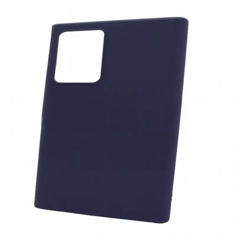 Evelatus Custodia in silicone Premium Soft Touch per Samsung Galaxy Note 20 Ultra blu mezzanotte