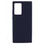 Evelatus Custodia in silicone Premium Soft Touch per Samsung Galaxy Note 20 Ultra blu mezzanotte
