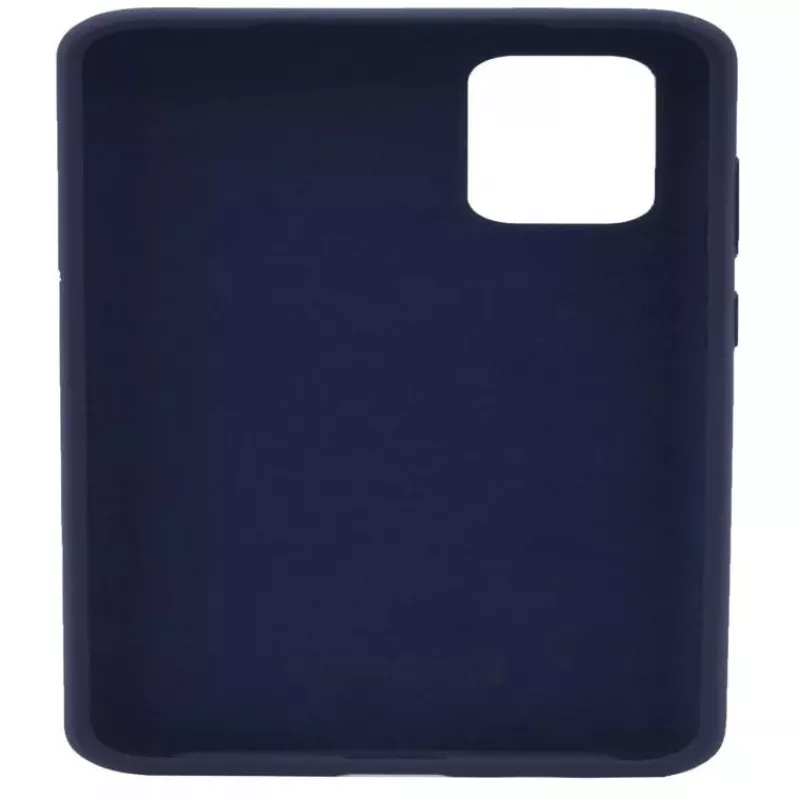 Evelatus Custodia in silicone Premium Soft Touch per Samsung Galaxy S20 blu mezzanotte