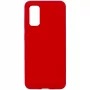 Evelatus Custodia in silicone Premium Soft Touch per Samsung Galaxy S20 rosso