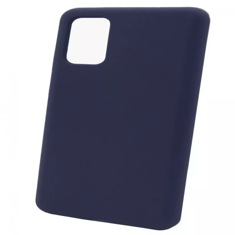 Evelatus Custodia in silicone Premium Soft Touch per Samsung Galaxy S20 Plus blu mezzanotte
